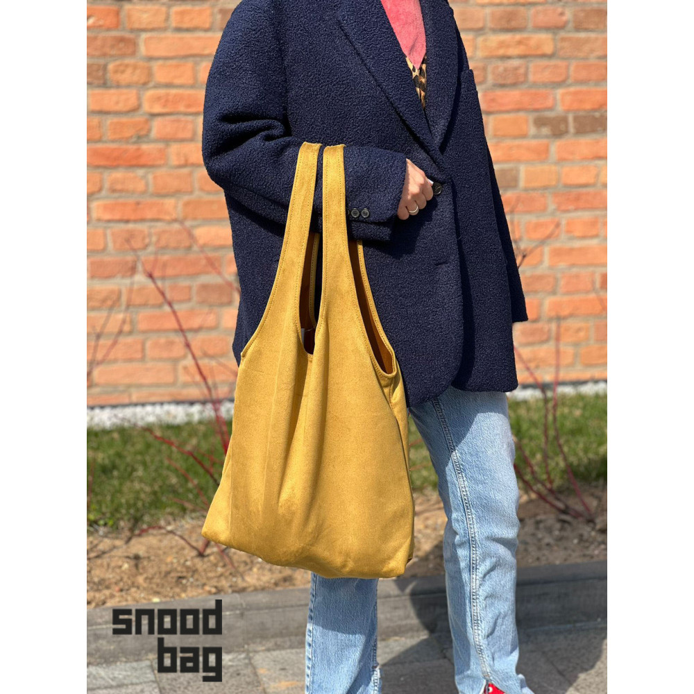 Сумка шоппер (авоська) Snood Bag (Желтая)