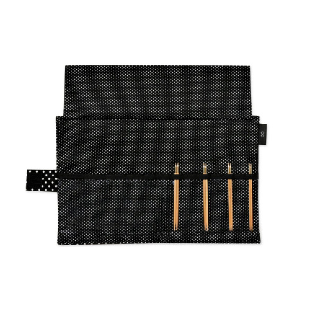 Набор Seeknit Koshitsu S 12,5 см (4 размера) в черном чехле в горошек (арт. 58884-04)