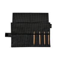 Набор Seeknit Koshitsu S 12,5 см (4 размера) в черном чехле в горошек (арт. 58884-04)