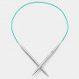 Спицы Knit Pro Mindful круговые металлические на леске 80 см 4 мм