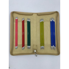 Набор Knit Pro Zing 15 см (5 размеров чулочных спиц)