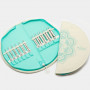 Набор Knit Pro Mindful Warmth «ТЕПЛОТА» металлические съемные спицы 10 размеров