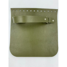 Крышка для сумки квадратная с ручкой (зеленый, 20*20 см)