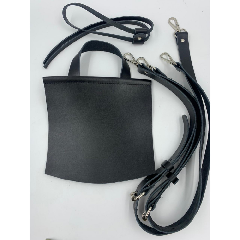 Набор для вязания городского рюкзака (лямки с регулировкой (78-88*2см), клапан 18*25 см, утяжка),черный