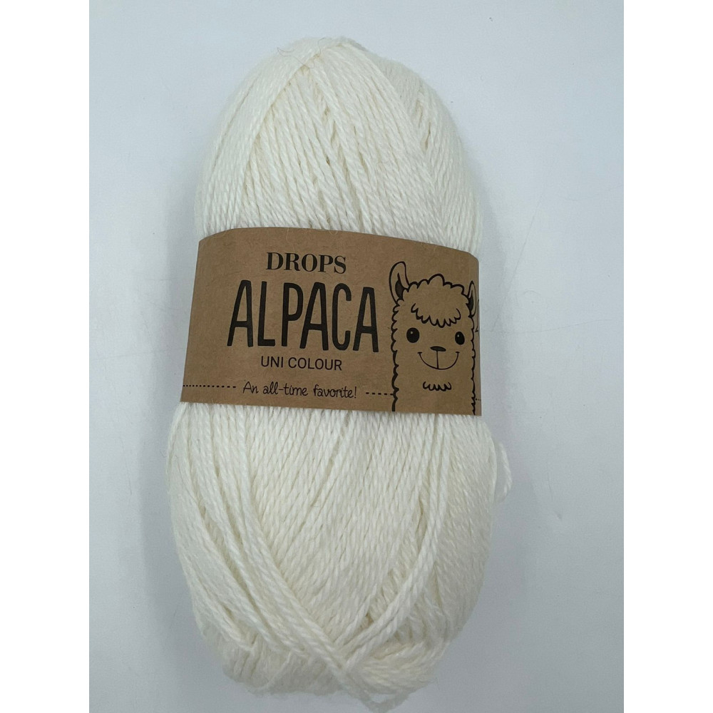 Пряжа Drops Alpaca Uni colour (1101)