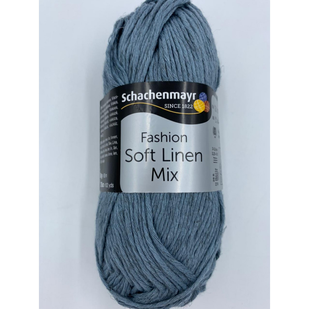 Пряжа Schachenmayr Fashion Soft Linen Mix (00052)