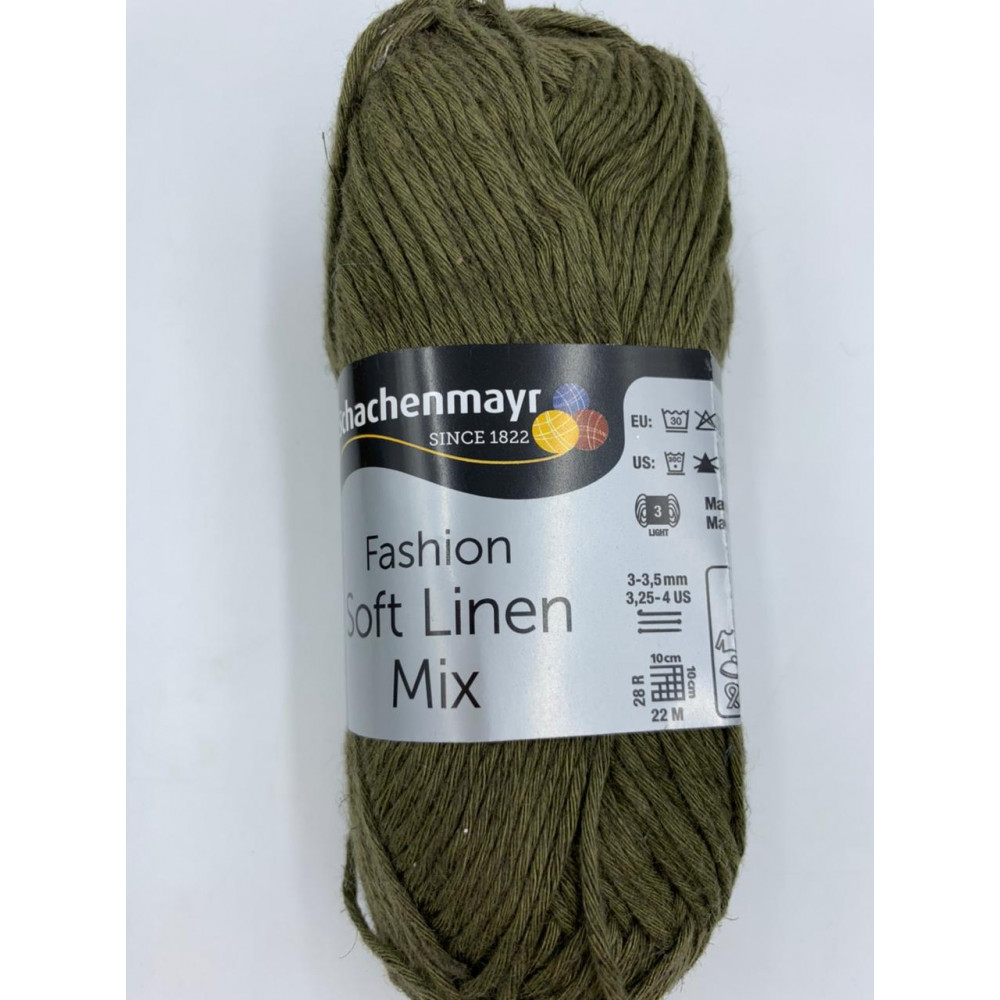 Пряжа Schachenmayr Fashion Soft Linen Mix (00074)